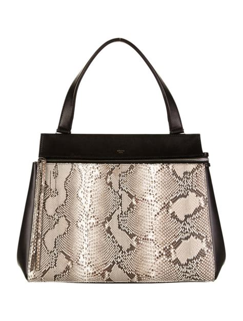 celine python edge bag|celine bag python price.